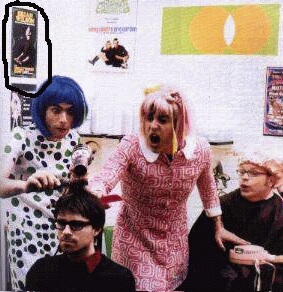 Weezer and a Brian Wilson poster