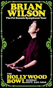 Brian Wilson's Hollywood Bowl 2000 concert poster